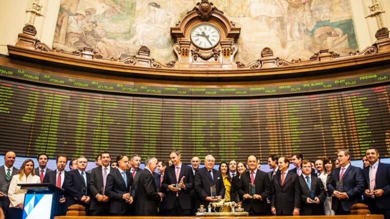 Santiago Stock Exchange in its longest positive streak in its history