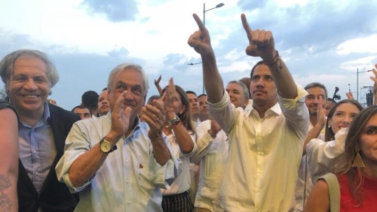 Piñera joins Guaidó at Venezuela aid concert near Colombian border