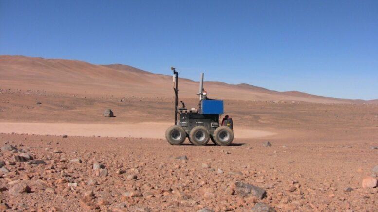 Mars rover work-out controlled in Chile from more 11,000 km away in UK