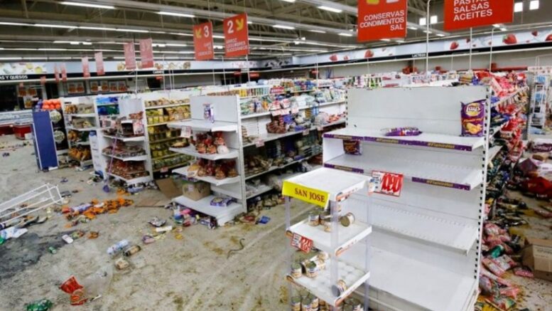 Walmart seeks police protection after 120 supermarkets burnt and looted in Chile