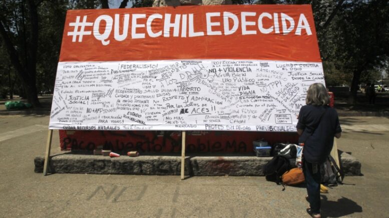 Chilean referendum campaign to amend Pinochet constitution takes off